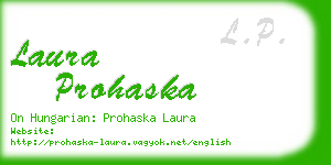 laura prohaska business card